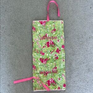 Lilly Pulitzer Green and Pink Garment Bag